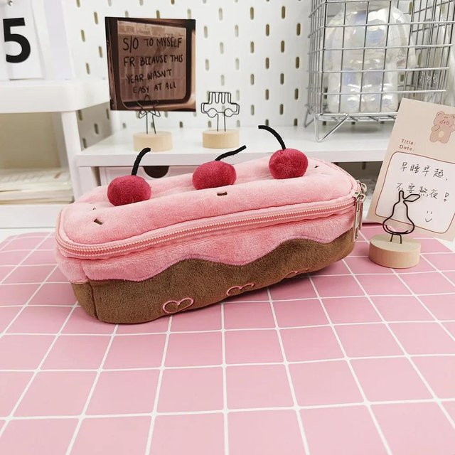 Ruidi bb Make-up-Aufbewahrungskoffer mit Süßkirschen-Design für Kinder und Mädchen in Pink - Bild 1