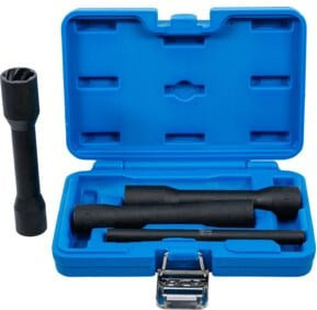 BGS Spezial-Steckschlüssel-Einsatz-Satz Schraubenausdreher tief mit 1/2 Zoll Antrieb, SW 17-21 mm, 4-teilig - Bild 1