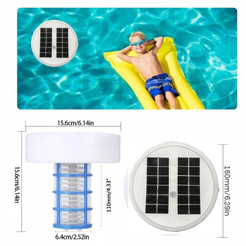 Borobinsky Solar Pool Ionisator zur Kupferionisation als automatischer schwimmender Wasseraufbereiter für Salzwasser, Chlorbecken, Aufstellpools und Hallenbäder - Bild 4