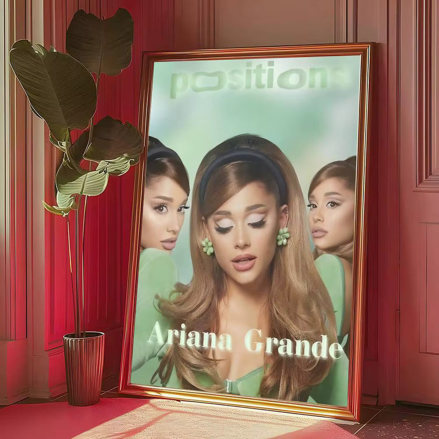 Kayou Poster Ariana Grande selbstklebende Wandkunst Dekoration in Mehrfarbig - Bild 6