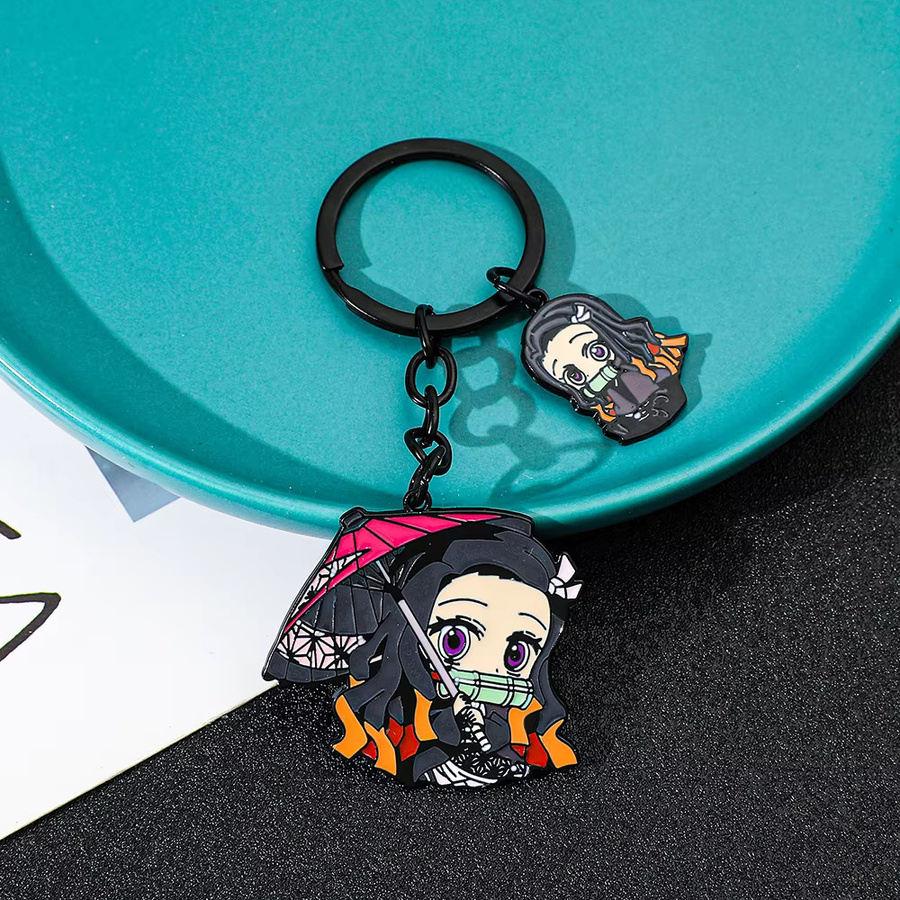 Bandai Schlüsselanhänger, Anime Nezuko, Cartoon-Muster - Bild 4