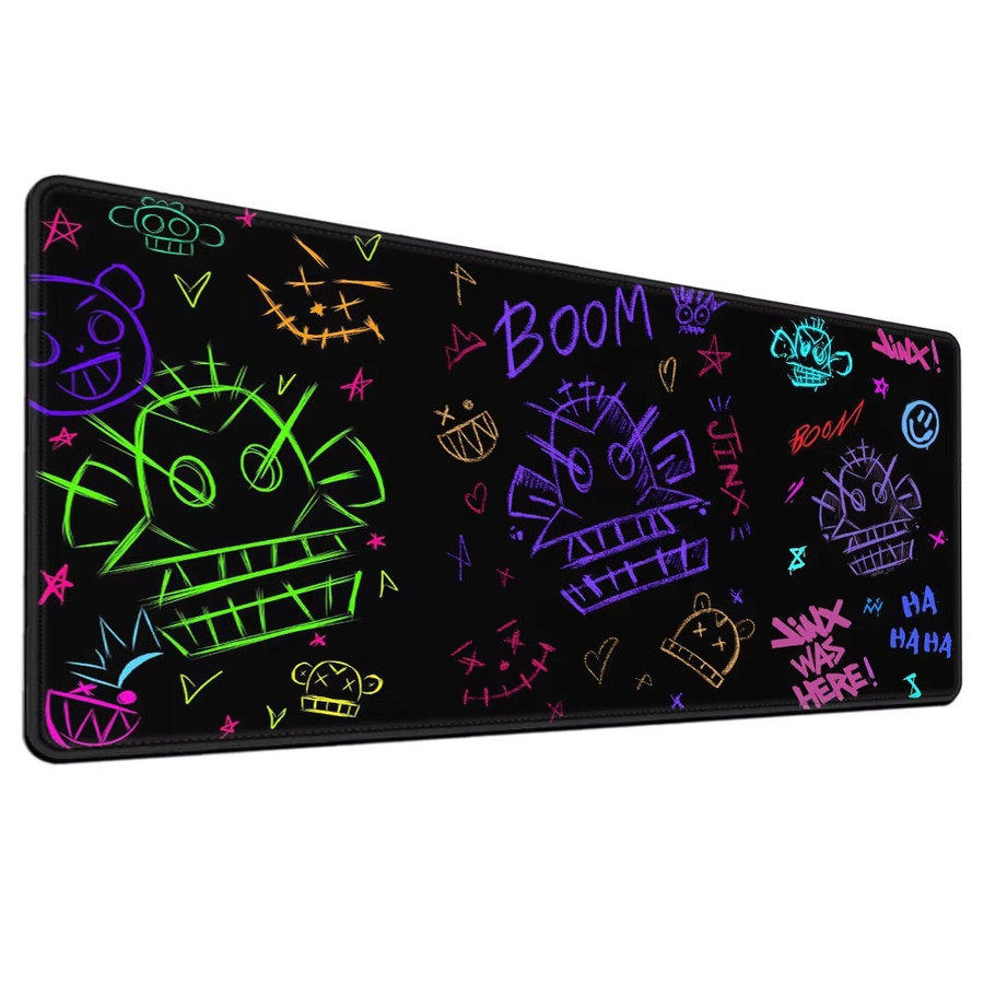 JINX VI Mauspad Anime Arcane Tastaturunterlage B/B: 90 x 40 cm, Multicolor - Bild 5