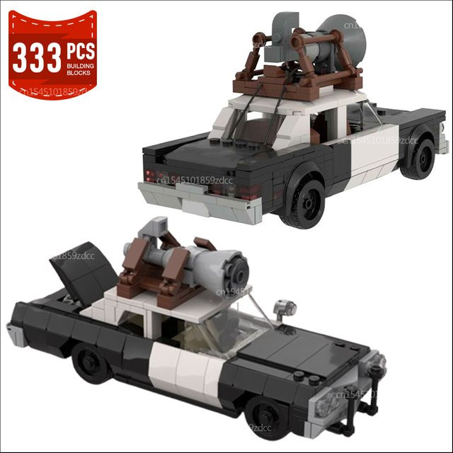 Garno The Blues Brothers Super Rennwagen Baustein Set in Schwarz - Bild 1