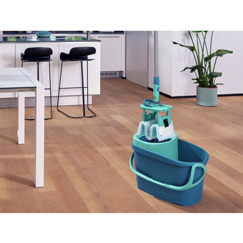 Leifheit Bodenwischer-Set Clean Twist M Ergo mit Eimer und Schleuder, Türkis, B/L: 27,5 x 47 cm, 6 l - Bild 4