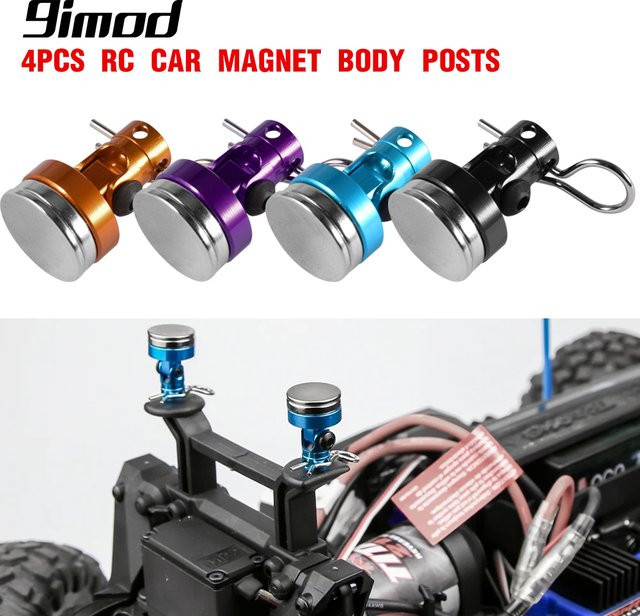 9IMOD Magnetische Karosseriepfosten, Metall, 4-teiliges Set - Bild 1