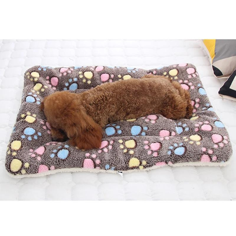 DHDH Weiche Flanell-Haustiermatte für Hunde und Katzen, warme Winterdecke, B/B: 34 x 27 cm - Bild 2