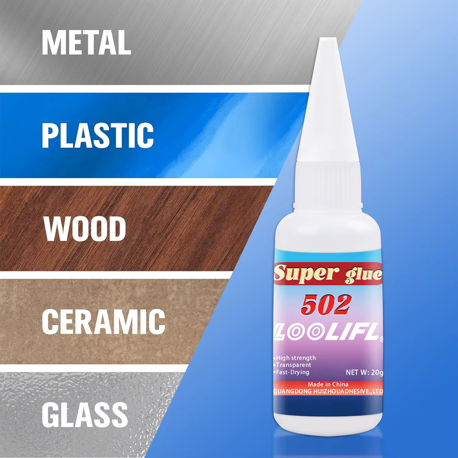 LOOLIFL 502 Superkleber Cyanacrylat transparent, 20 g - Bild 2