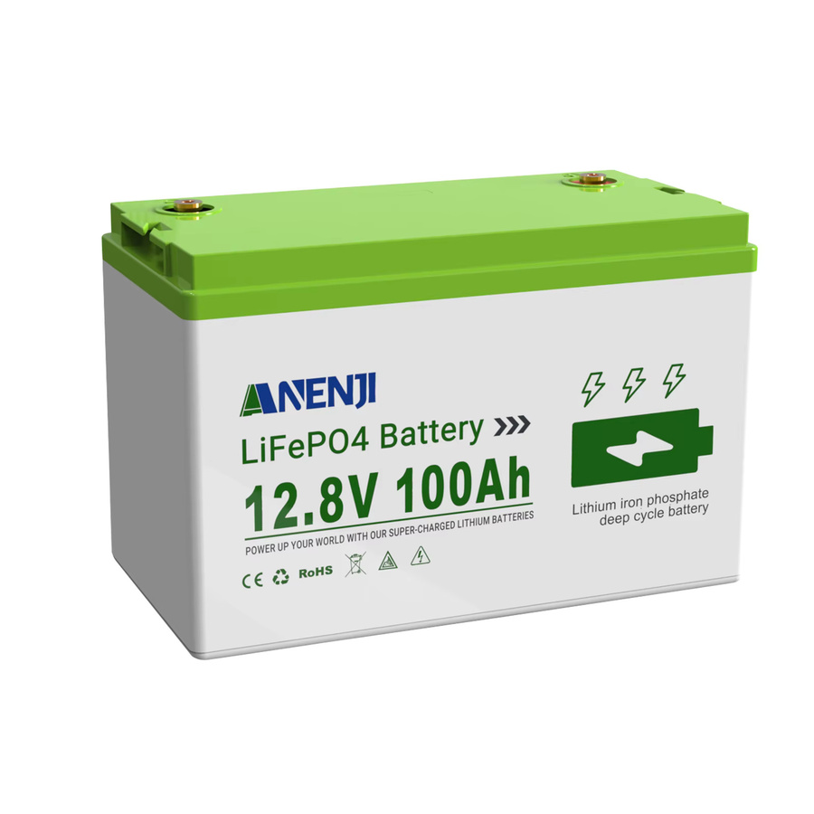 ANENJI LiFePO4 Li-Akku-Pack 12V 100Ah mit integriertem BMS für Solarwechselrichter, Wohnmobil und Camping - Bild 3