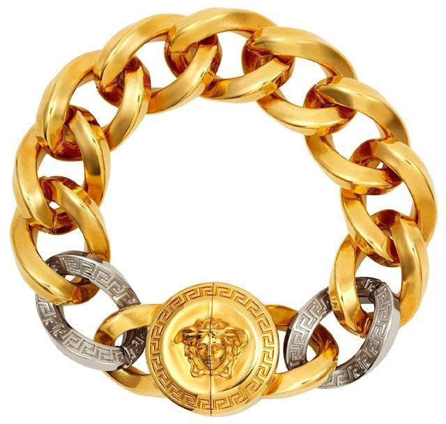 Versace Armband Medusa Kopf Anhänger, Gold, Unisex - Bild 1