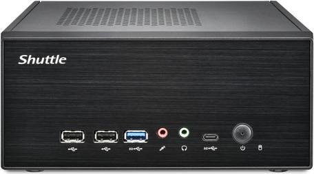 Shuttle XPC slim Barebone XB860G2 Mini-PC in Schwarz mit Intel B860 Chipsatz, LGA1851, DDR5 Unterstützung und 3,5L Gehäusevolumen - Bild 1