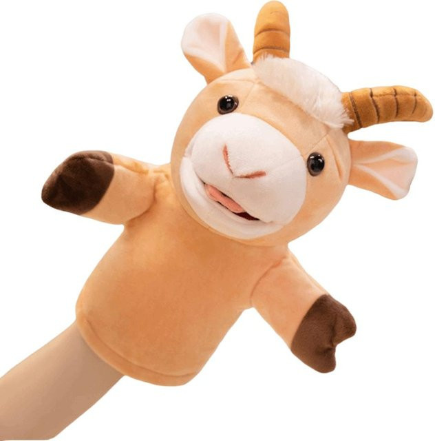 Linyi toy Ziegen Schaf Plüschpuppen, Handpuppen, ab 2 Jahre - Bild 1