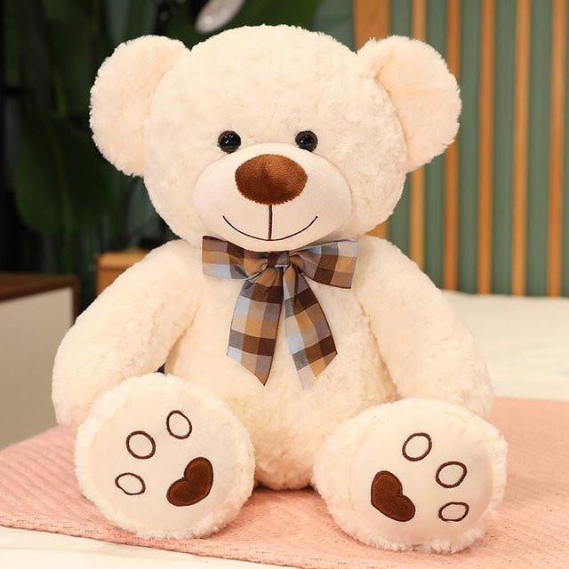 Bow-Knot Teddybär Puppe, Stofftier Bär, Plüsch, 35cm, ab 3 Jahre - Bild 1