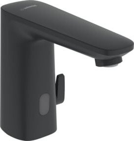 Hansa Hansaelectra Digital Infrarot-Waschtischarmatur mit Sensor, Matt Schwarz, Ausladung: 11,7 cm - Bild 1