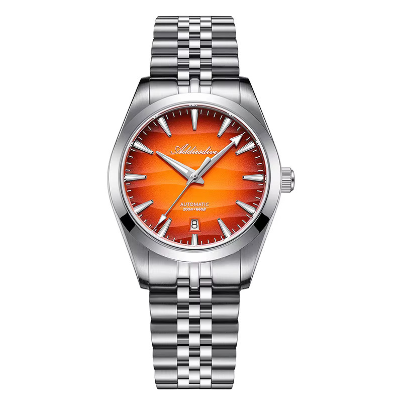 ADDIESDIVE Automatik Armbanduhr, Edelstahl, Saphirglas, 39 mm, Herren - Bild 6
