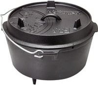 Petromax Dutch Oven FT9 Feuertopf aus Gusseisen in Schwarz mit Ø 23,9 cm - Bild 1