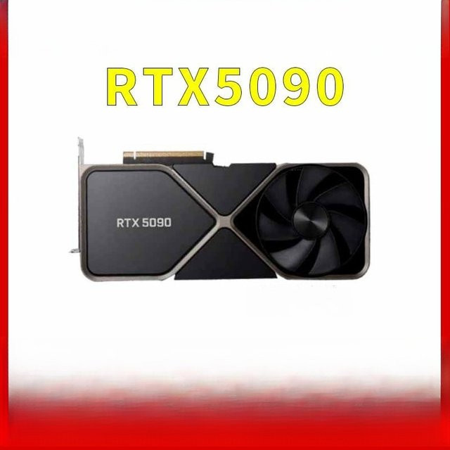 Nvidia RTX 5090 British Turbo Edition Grafikkarte mit 32 GB Speicher in Schwarz für AI Rendering und Inference - Bild 1