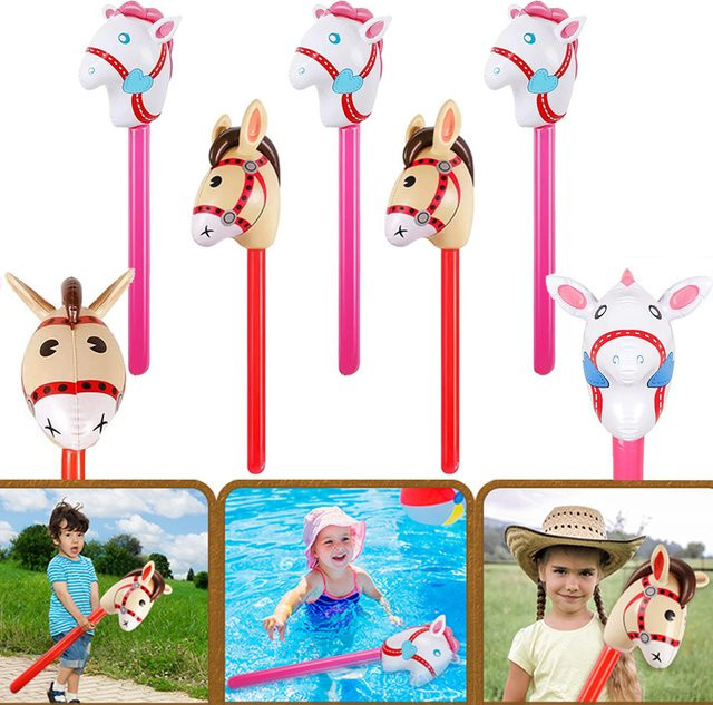 EsenTroye Aufblasbares Pferd, Einhorn Pony, Spielzeug - Bild 1