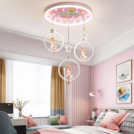Yushe Nordic LED Deckenleuchte in Weiß für Babyzimmer, Schlafzimmer und Wohnzimmer