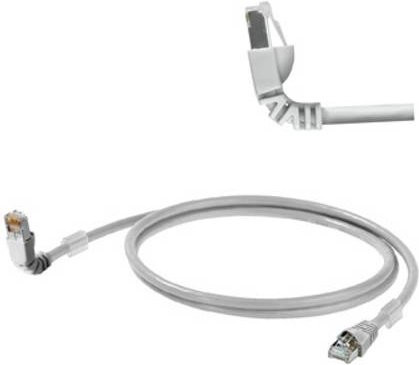 Weidmüller RJ45 Patchkabel CAT 6a S/FTP Ethernet LAN Grau 0,50 m - Bild 1