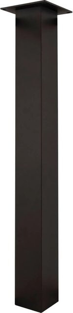 Simausrom Tischbein aus Aluminium in Schwarz Matt, B/T/H: 7,0 x 7,0 x 72,0 cm - Bild 1