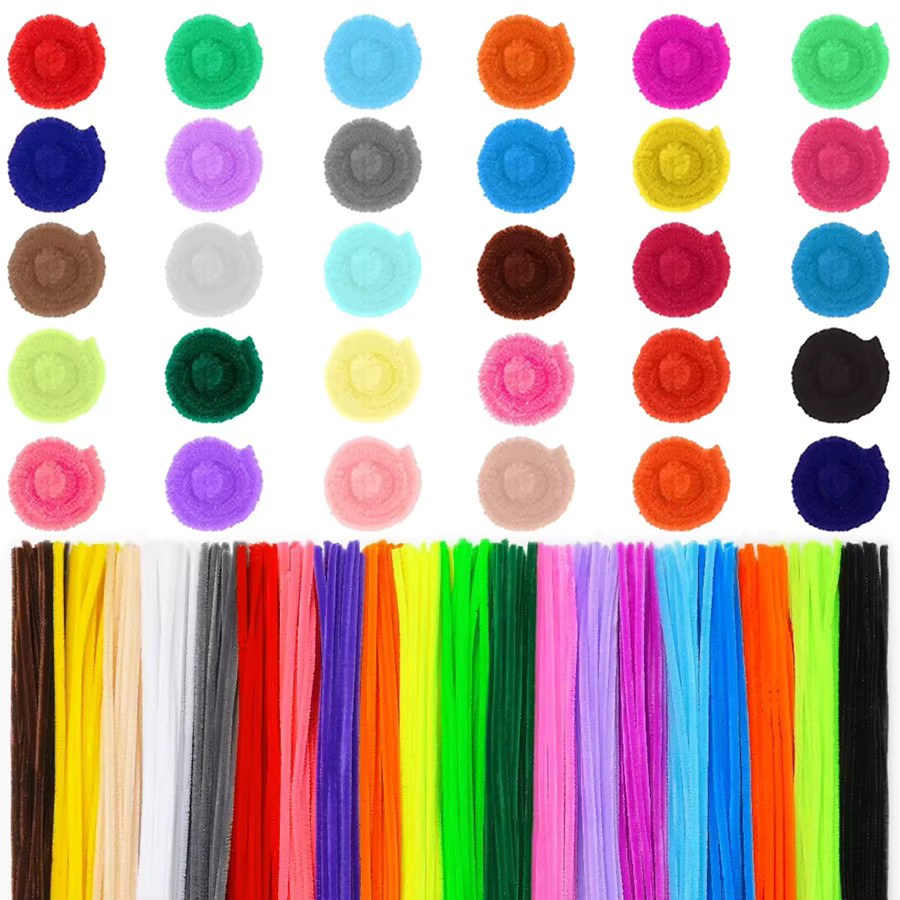 200 Stück mehrfarbige weiche Filzstifte, 30 cm DIY-Materialien für Nähen, Scrapbooking und Kunsthandwerk - Bild 4