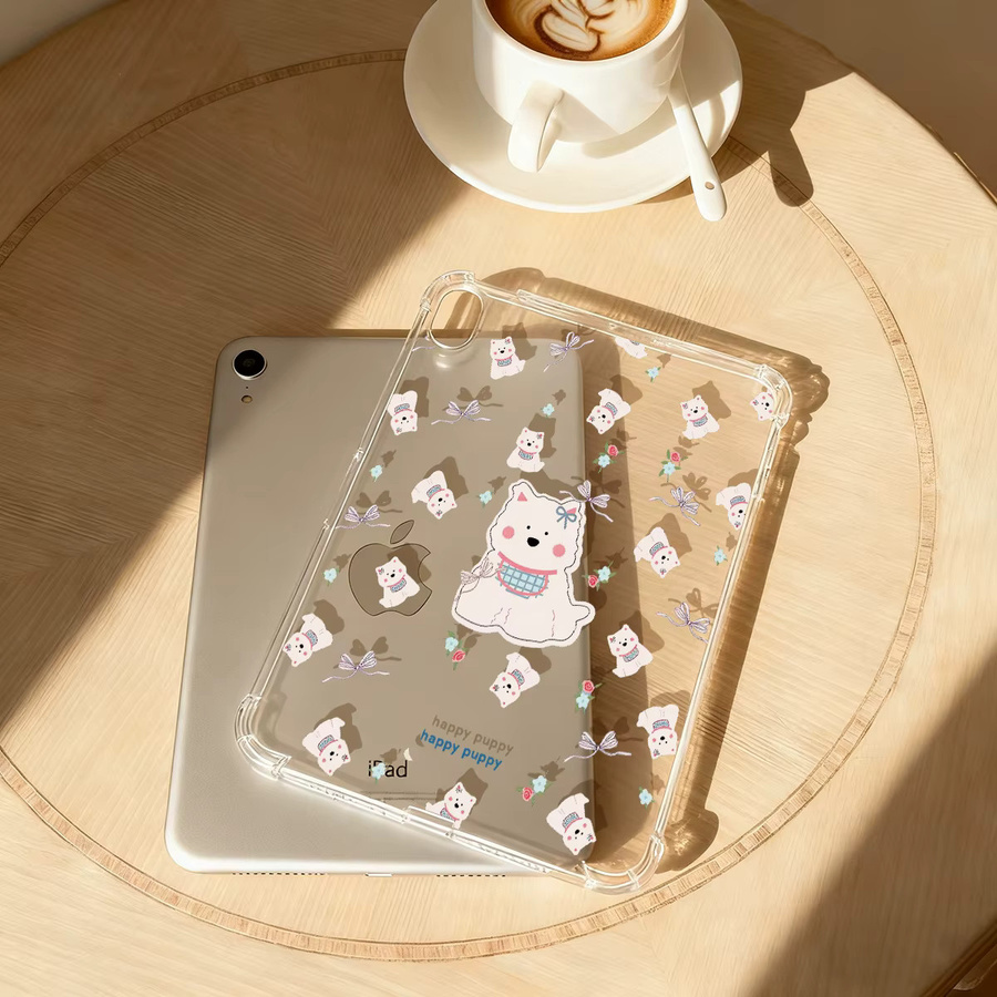 Transparente Silikon-Cartoon-Schutzhülle für Apple iPad Modelle in verschiedenen Generationen - Bild 2