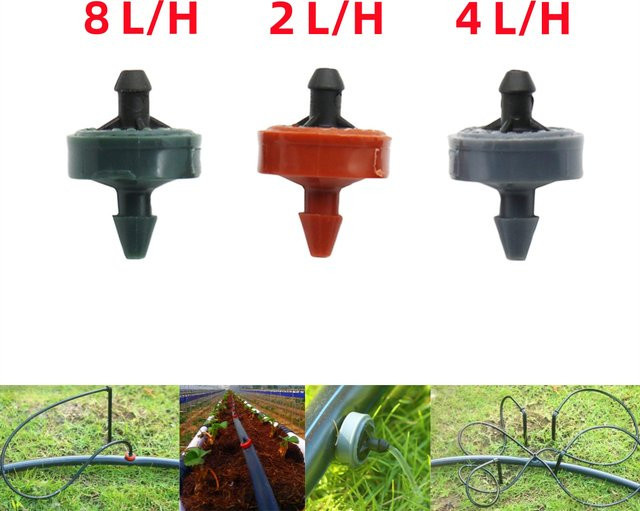 Adhere To Fly Druckausgleichs-Tropfer für 4/7mm Schläuche, 20 Stück, Grau - Bild 1