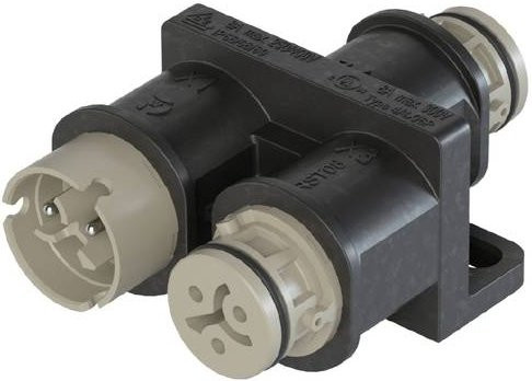 Wieland Electric Verteiler 4L.020.1241.8 in Grau und Schwarz - Bild 1