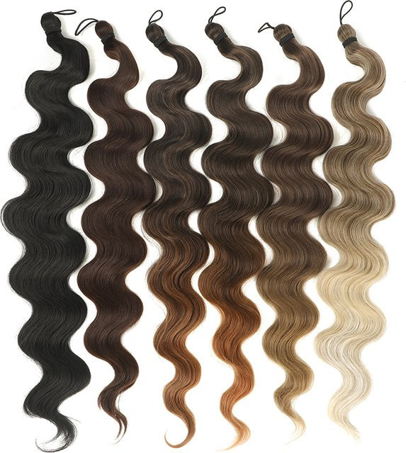 Booming Hair Häkelhaar, 24 Zoll, gewellt, synthetisch, Damen - Bild 1