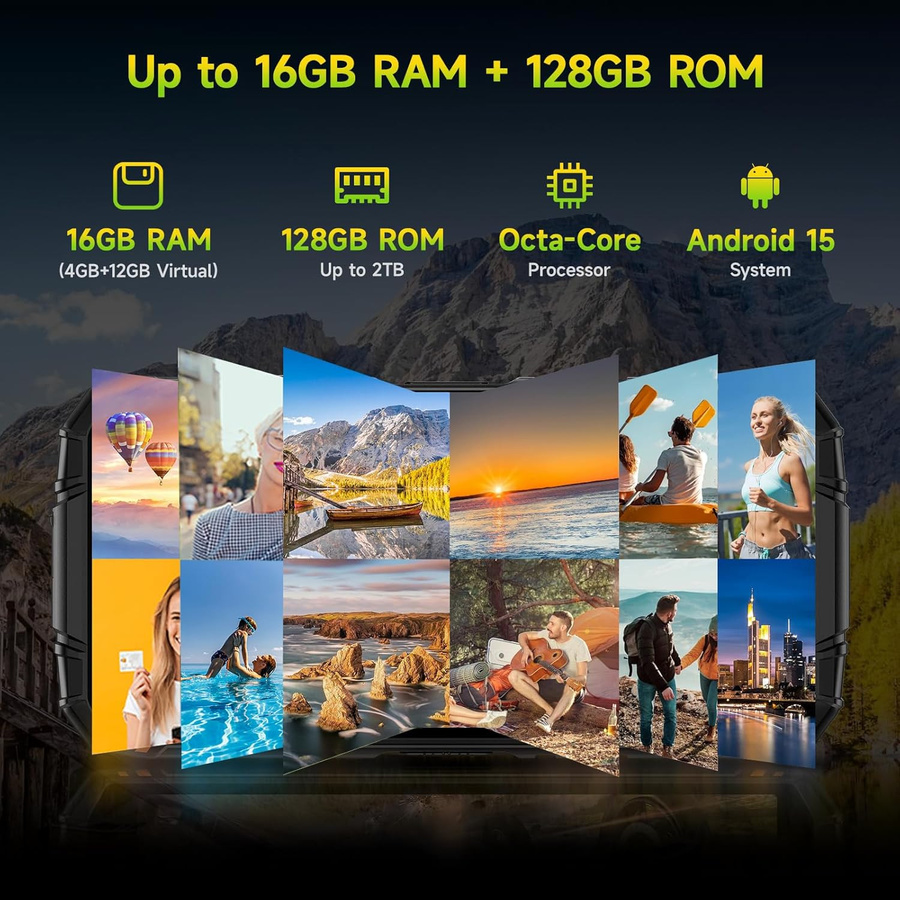 DOOGEE Fire3 Pro Smartphone mit 128 GB Speicher, 5,5 Zoll Display und 8350 mAh Akku in Orange - Bild 5