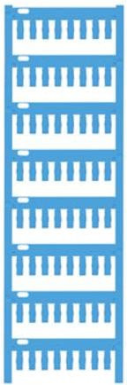 Weidmüller Leitermarkierer blau zum Aufschieben mit einer Beschriftungsfläche von 12 x 4 mm - Bild 1