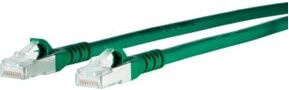 BTR NETCOM Patchkabel S/FTP Cat.6A Ethernet LAN Kabel Grün, Länge: 5,0 m - Bild 1