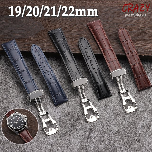 crazyband Uhrenarmband Kalbsleder, Faltschließe, Unisex - Bild 1