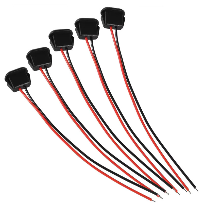 AOKIN 10er Set USB-C Weibliche 2Pin Buchsen für Schnelles Laden in Schwarz - Bild 2