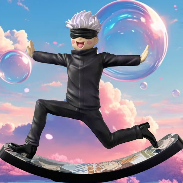 Anime Gojo Satoru Actionfigur, PVC Statue, 17 cm - Bild 1