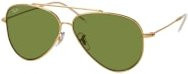 Ray-Ban RB R0101S Sonnenbrille Aviator, Metall, Gold, Green, Unisex - Bild 1