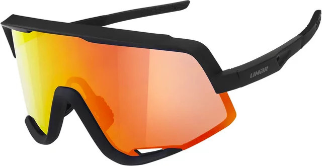Limar Caos Sonnenbrille, Unisex, Vollrand, Plastic, red black - Bild 1