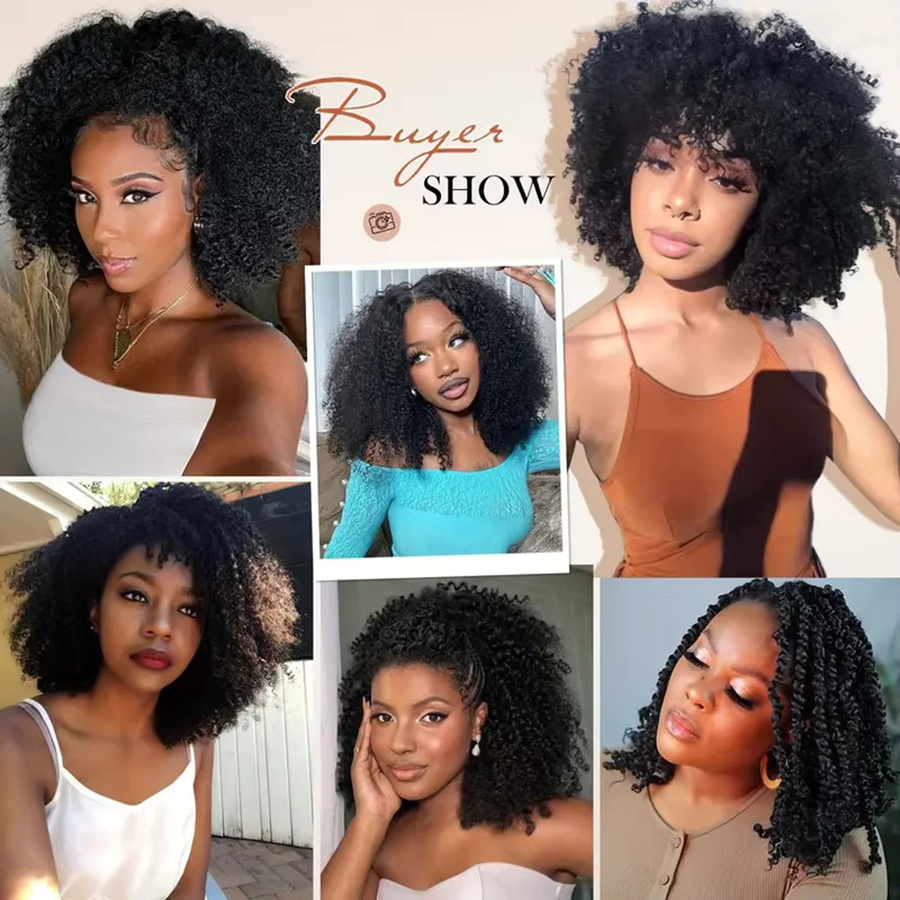 SHES BEAUTY Afro Kinky Twist Marley Hair, 30,5 cm, Unisex - Bild 6