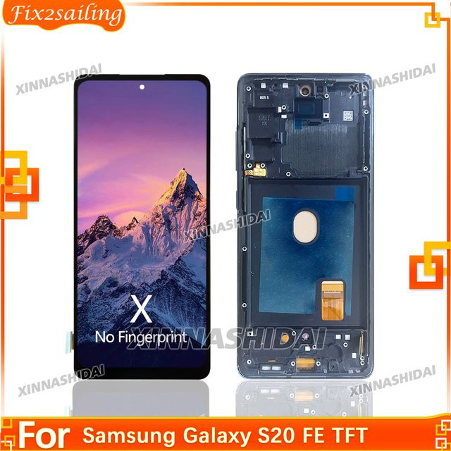Samsung Galaxy S20 FE LCD-Display Touchscreen-Baugruppe in Schwarz für G780 G781 Ersatzteil - Bild 1