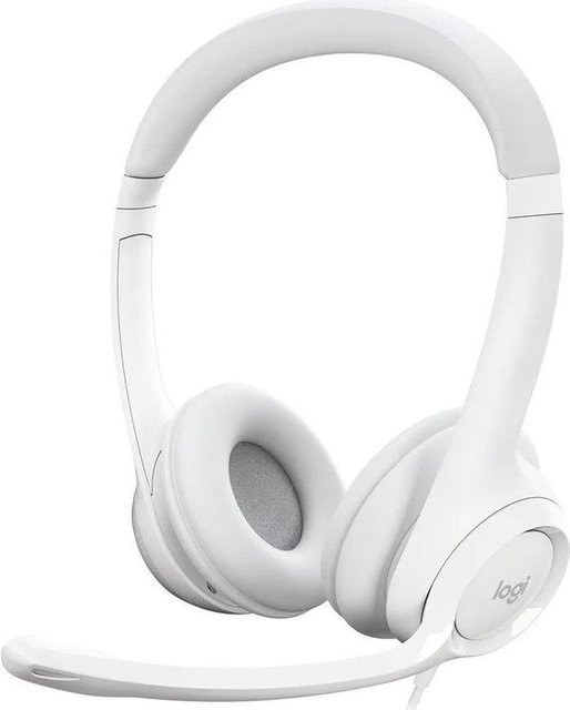 Logitech H390 On-Ear Headset mit Bluetooth und USB-A in Weiß - Bild 1