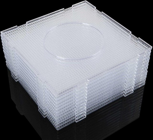 Hama Mini-Schmelzperlen-Unterlagen, Kunststoff, Transparent, Zubehör - Bild 1