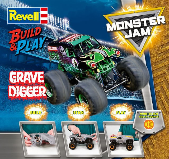 Revell Monster Jam Grave Digger, Fahrzeug, 1:25, ab 6 Jahren - Bild 1