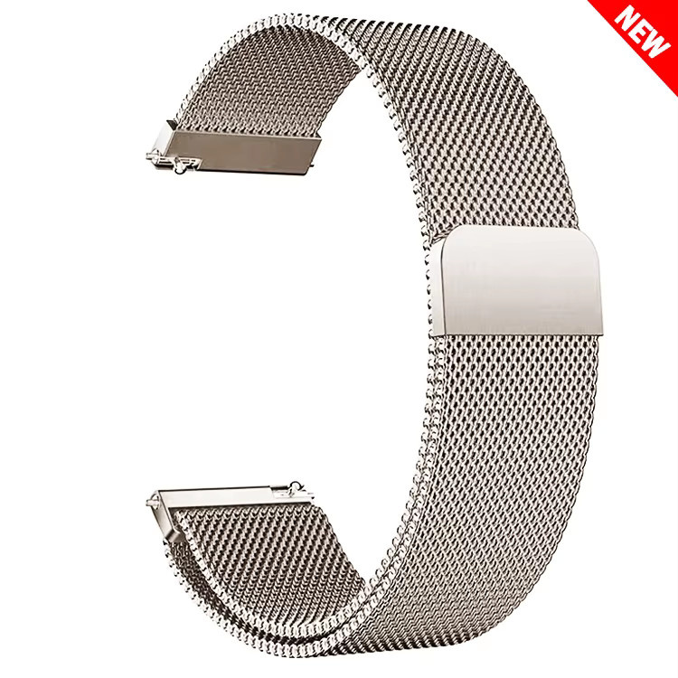 Uhrenarmband Milanese Loop, Edelstahl, Unisex, 22 mm, 20 mm - Bild 2