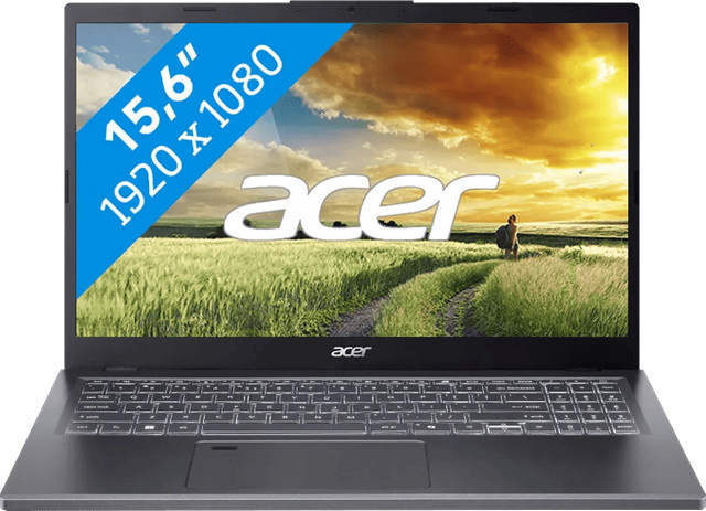 Acer Aspire 15 A15-61M-R932 Laptop in Grau mit 15,6 Zoll Display, AMD Prozessor, 16GB RAM und 512GB SSD, Windows - Bild 1