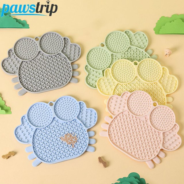 Pawstrip Silikon-Schleckmatte für Hunde und Katzen in Grün - Bild 1
