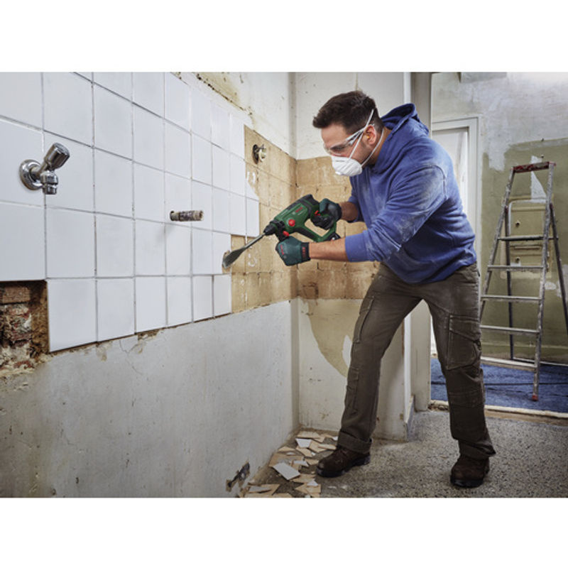 Bosch UniversalHammer Akku-Bohrhammer 18V mit SDS-plus und 2,0 J Schlagkraft in Grün/Schwarz (ohne Akku) - Bild 4