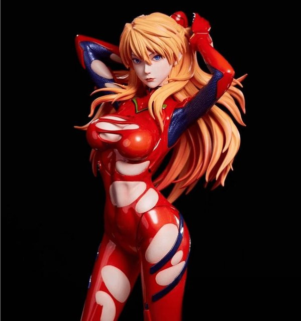 Fashnics Neon Genesis Evangelion Asuka Langley Soryu Ayanami Rei Figur PVC 30cm - Bild 1