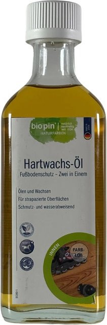 Biopin Hartwachs-Öl Farblos Satin-Glanz 0,25 l - Bild 1