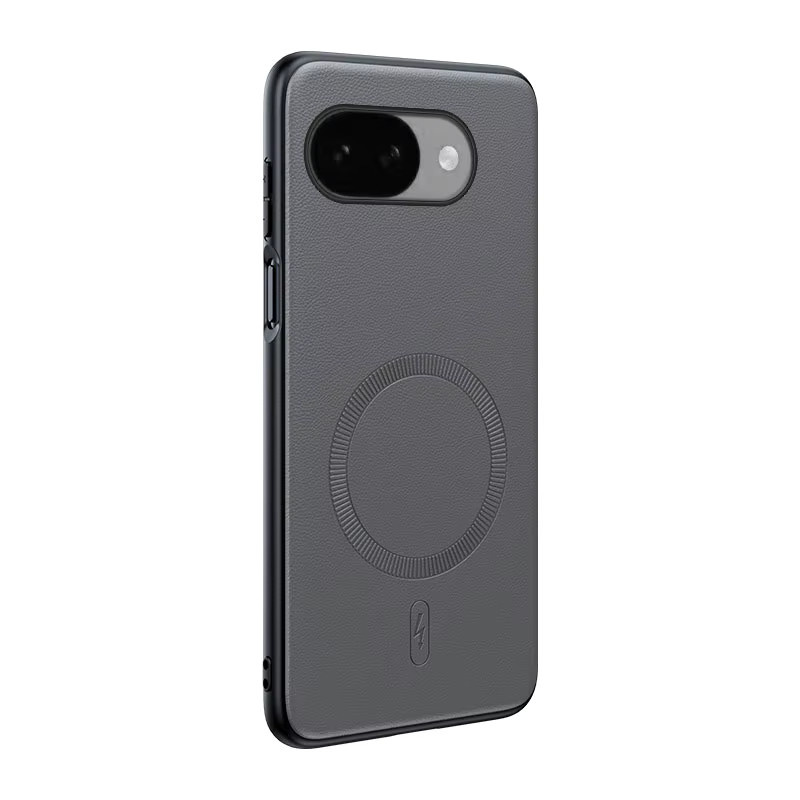 Stoßfeste Leder-Magnethülle für Google Pixel 10 9 8 Pro XL mit MagSafe-Unterstützung für kabelloses Laden in Braun - Bild 3