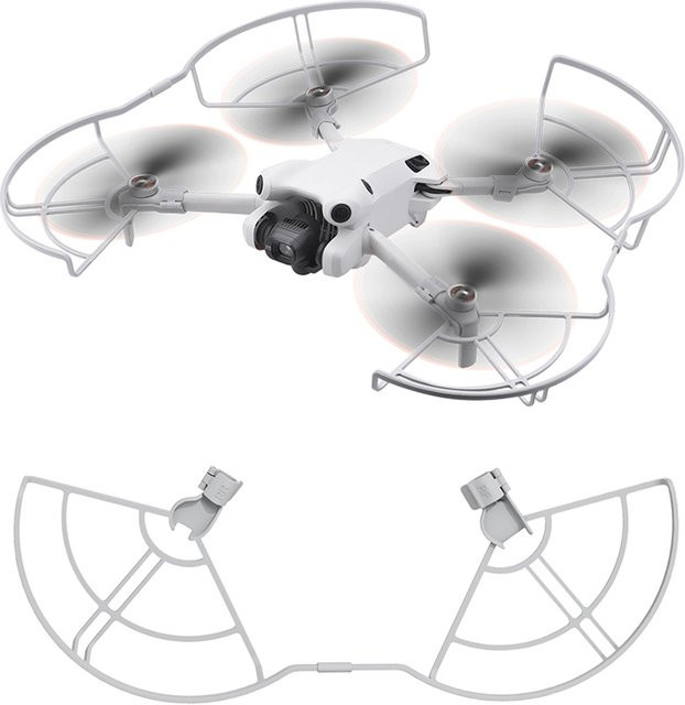 DJI Propellerschutz mit Schnellverschluss für die DJI Mini 4 Pro als Anti-Kollisions-Propellerblattschutz und Drohnenzubehör - Bild 1